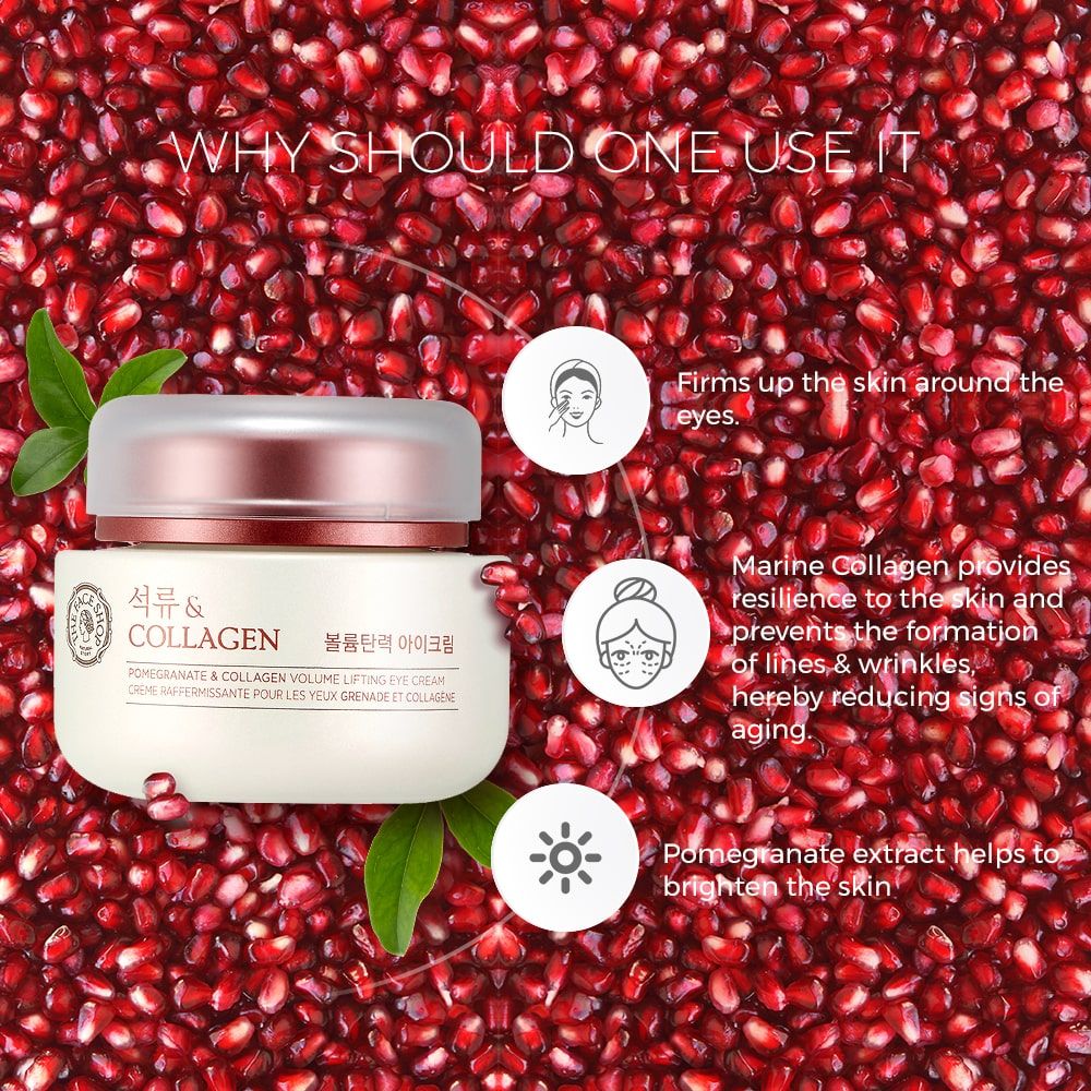 The FaceShop - Pomegranate & Collagen Volume Lifting Eye Cream 50ml - Image 6