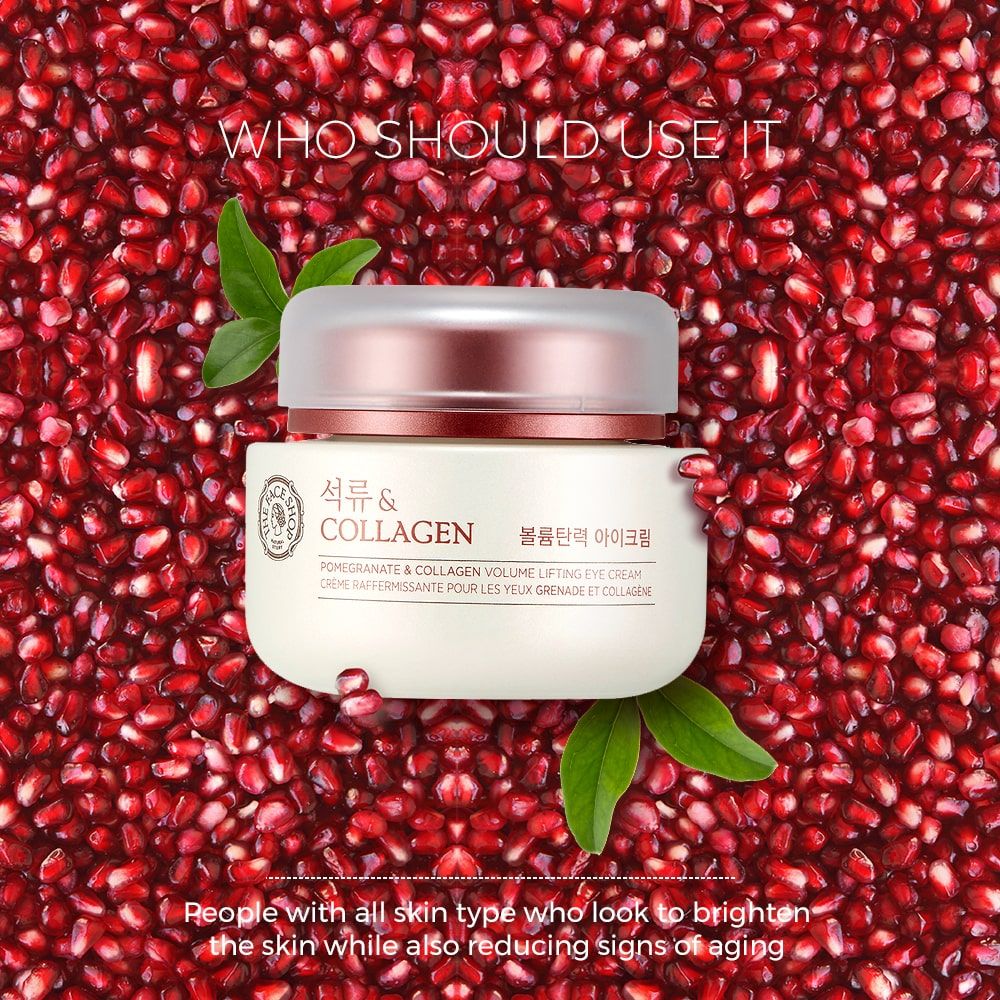 The FaceShop - Pomegranate & Collagen Volume Lifting Eye Cream 50ml - Image 7