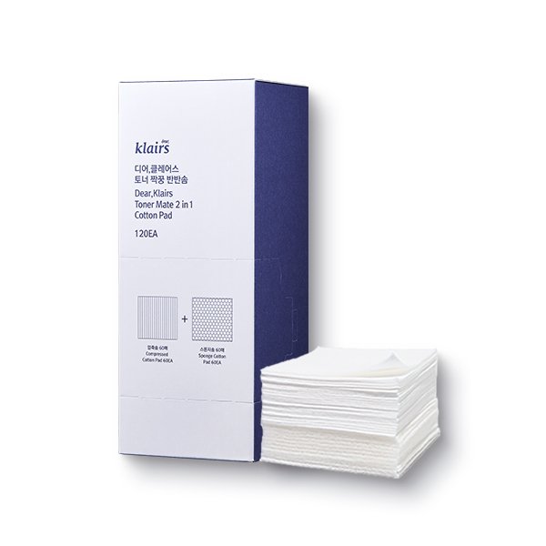 Klairs - Toner Mate 2 in 1 cotton pad