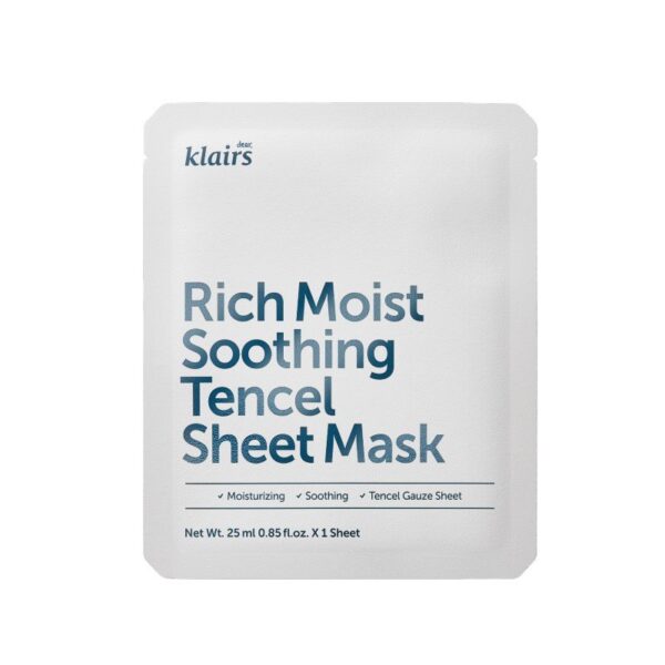 Klairs - Rich Moist Soothing Tencel Sheet Mask