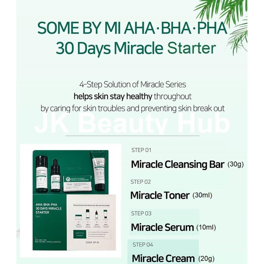 Some By Mi - AHA BHA PHA 30 Days Miracle Starter Kit Limited Edition (4 Items) - Image 10