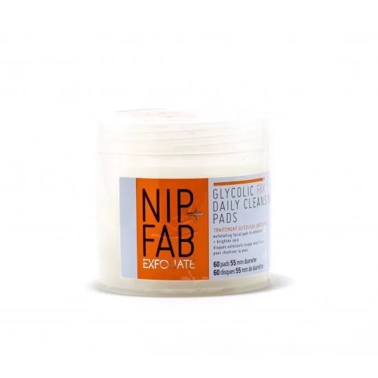 Nip+Fab - Glycolic Fix Daily Cleansing Facial Pads x60