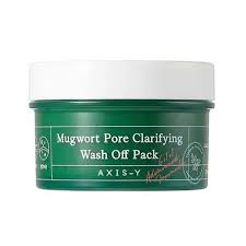Axis-Y – Mugwort Pore Clarifying Wash Off Pack 100ml