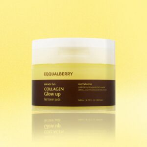 Eqqualberry – Collagen Glow Up Gel Toner Pads 140ml