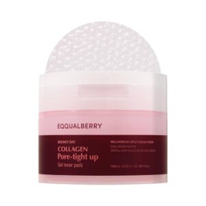 Eqqualberry – Collagen Pore-Tight Up Gel Toner Pads 140ml