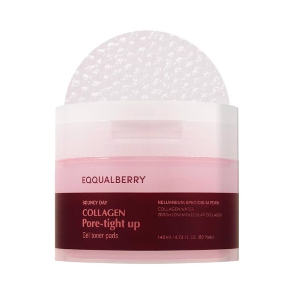 Eqqualberry – Collagen Pore-Tight Up Gel Toner Pads 140ml