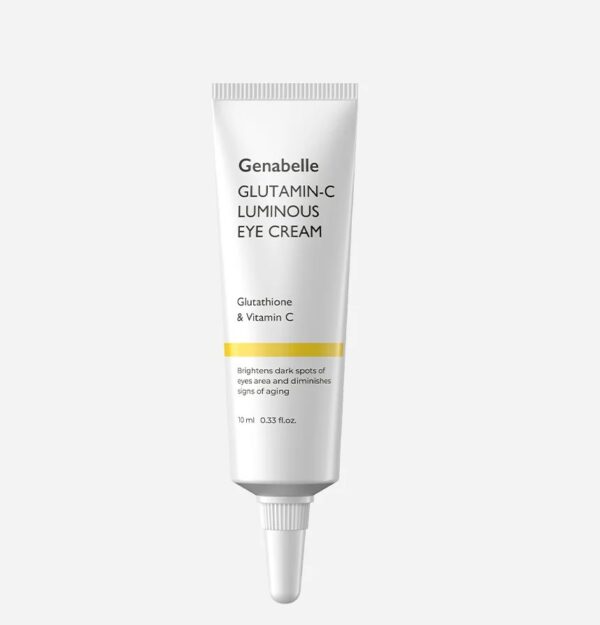 This Glutathione-C eye cream helps brighten dark spots in the eye area for a radiant and youthful complexion.