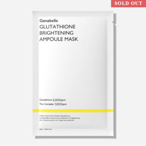 Genabelle – Glutathione Brightening Ampoule Mask 25ml