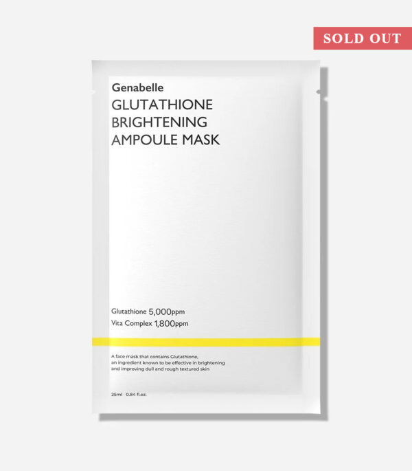Genabelle – Glutathione Brightening Ampoule Mask 25ml
