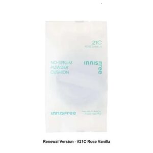 Innisfree – No Sebum Powder Cushion 14g #21C Rose Vanilla Refill