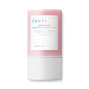 A smooth stick mask with 5 kinds of clays (18% Kaolin) and fine Red bean powder to soak up excess sebum and tightens enlarged pores