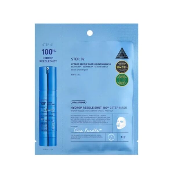 VT Cosmetics – Hydrop Reedle Shot 100hL 2 Step Hydrogel Mask Sheet