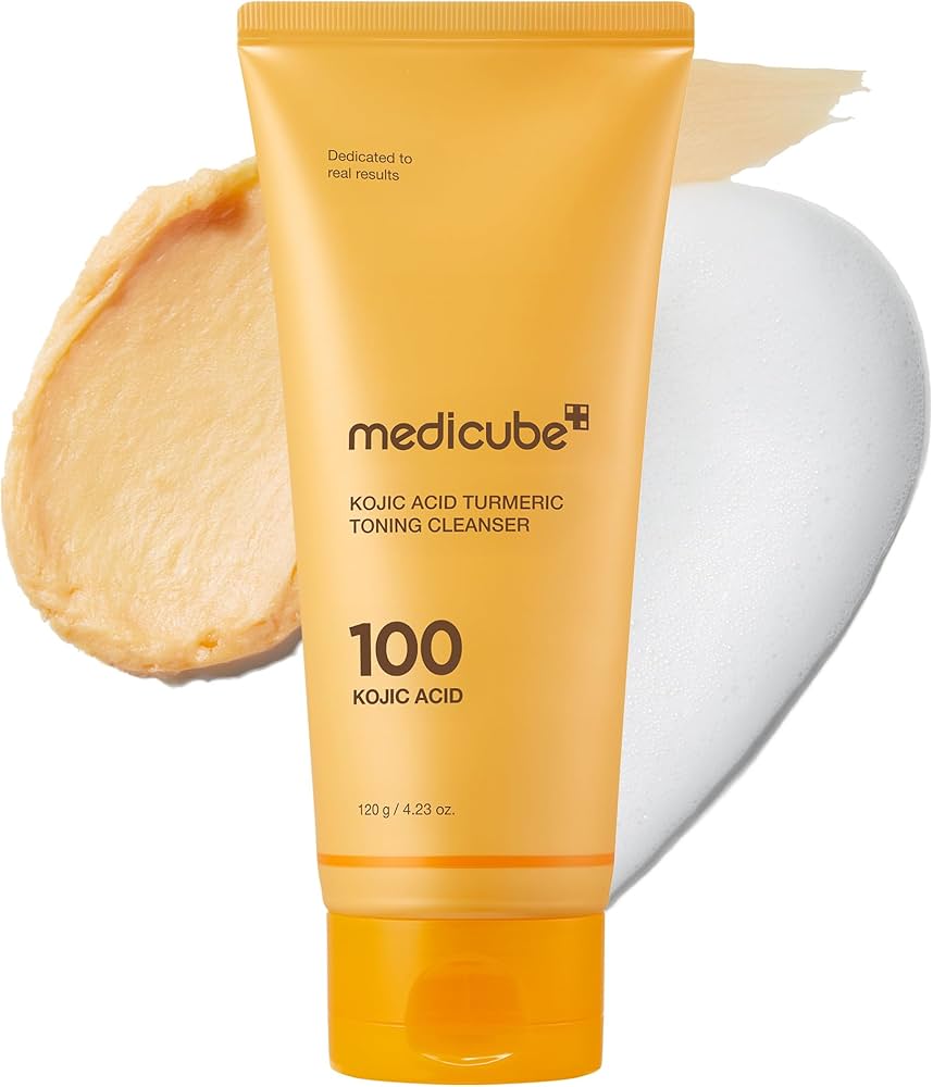Medicube – Kojic Acid Turmeric Toning Cleanser 120g
