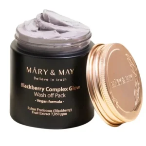 Mary & May – Black Berry Complex Glow Wash Off Mask 125g